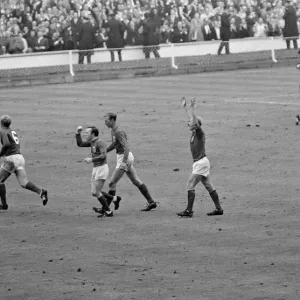 World Cup Final match at Wembley Stadium. England 4 v West Germany 2 after extra