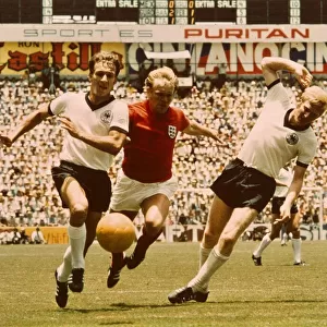 World Cup Quarter Final 1970 England 2 W. Germany 3 after extra time