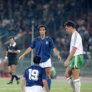 World Cup Quarter Final match in Rome, Italy. Italy 1 v Republic of Ireland 0