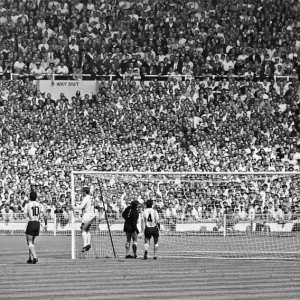 World Cup Quarter Final match at Wembley Stadium. England 1 v Argentina 0 World Cup Quarter Final match at Wembley Stadium. England 1 v Argentina 0