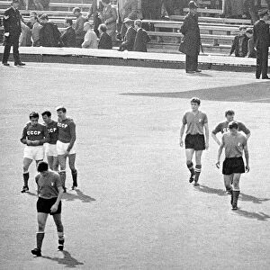 World Cup Russia versus Italy 18th July 1966 End of the match