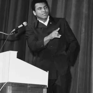 Print of Muhammad Ali's 1974 London Theatre Appearance