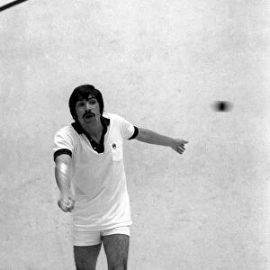 World Squash Champion: Qama Zaman. November 1975