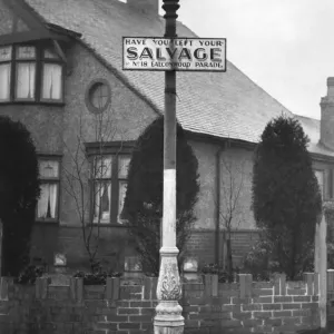 World War II. A signpost on the corner of Westwood Lane Welling World War II. A signpost on the corner of Westwood Lane Welling