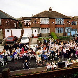 World War Two - Second World War - 50th Anniversary VE Day Celebrations - Residents of