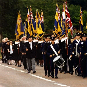 World War Two - Second World War - 50th Anniversary VJ Day Celebrations - Veterans march