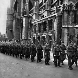 World War Two: Army The privilege honour and distinction of marching through