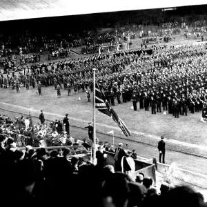World War two victory parade - Newcastle held its victory parade st St James World War two victory parade - Newcastle held its victory parade st St James