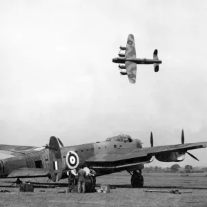 Avro Lancaster Bomber Print - 12th August 1942 Avro Lancaster Bomber Print - 12th August 1942