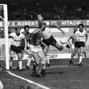 Wrexham 0 v. Barnsley 0. April 1982 MF06-34-002 Local Caption Division 2 Football