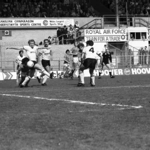Wrexham 0 v. Barnsley 0. April 1982 MF06-34-005 Local Caption Division 2 Football
