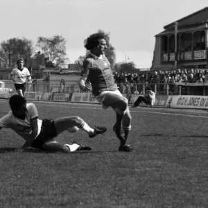 Wrexham 0 v. Barnsley 0. April 1982 MF06-34-014 Local Caption Division 2 Football