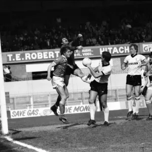 Wrexham 0 v. Barnsley 0 Print April 1982 Wrexham 0 v. Barnsley 0 Print April 1982