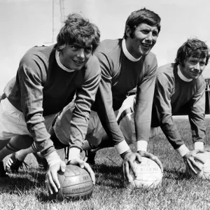 Wrexham F.C. New Signings Training Session Print 1970 Wrexham F.C. New Signings Training Session Print 1970