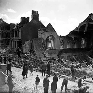 WW2 Air Raid Damage Air raid damage at Grimsby