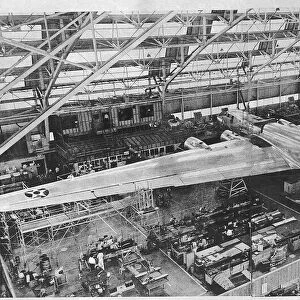 WW2 B-19 bomber being built in US Oct 40