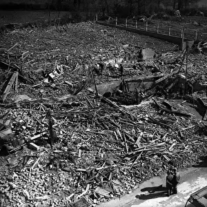 WW2 Bomb Damage at Chigwell - absolute destruction where buildings used to stand -