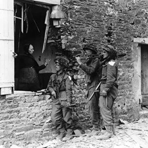 WW2 France Caen Amaye-Sur-Orne 1944 As the British entered the small village of