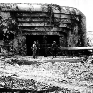 WW2 Reinforced concrete bunkers built by the Germans to protect heavy coastal guns are WW2 Reinforced concrete bunkers built by the Germans to protect heavy coastal guns are