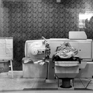 Print of the X-ray department at Coventry and Warwickshire hospital, 1967