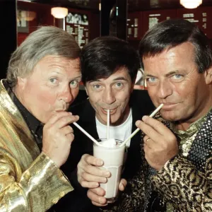 Xtra AM, L to R David Hamilton, Tony Prince and Tony Blackburn join Xtra AM, Birmingham Xtra AM, L to R David Hamilton, Tony Prince and Tony Blackburn join Xtra AM, Birmingham