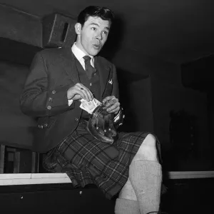 Y2K Andy Stewart comedian at rehearsals for 1960 Royal Variety Performance Y2K Andy Stewart comedian at rehearsals for 1960 Royal Variety Performance
