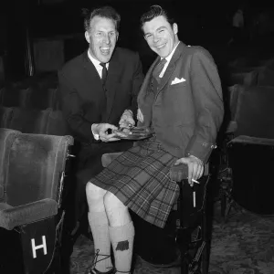 Y2K Bruce Forsyth 1960 Bruce Forsyth with comedian Andy Stewart at rehearsals for Y2K Bruce Forsyth 1960 Bruce Forsyth with comedian Andy Stewart at rehearsals for