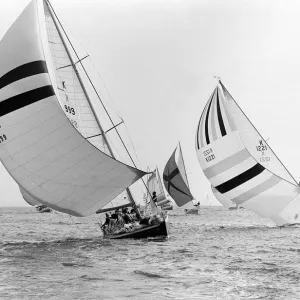 Yachting at Cowes August 1974 Yachting at Cowes August 1974