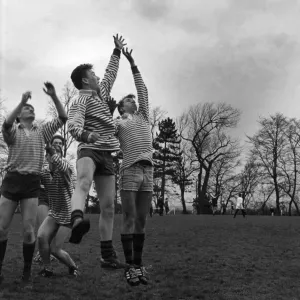 Yarm School Rugby Players Print, 6th March 1989