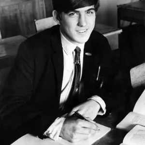 Bob Latchford Returns to School Work Print 1966