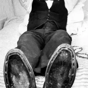 Sixty eight year old John Sowerby says the answer to healthy feet is wooden soled clogs Sixty eight year old John Sowerby says the answer to healthy feet is wooden soled clogs