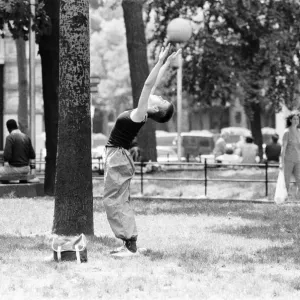 Yoga in the Park, New York, USA, June 1984 Yoga in the Park, New York, USA, June 1984