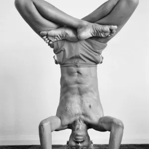 Yoga positions. Position is called Lotus in Tripod Headstand Yoga positions. Position is called Lotus in Tripod Headstand