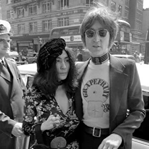 Yoko Ono launches her new book "Grapefruit"accompanied by her husband