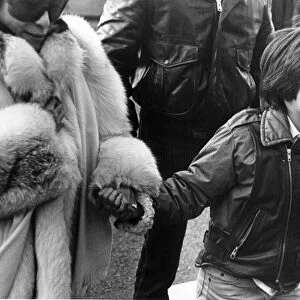 Yoko Ono and her son Sean Lennon visit Liverpool. On this 1984 visit