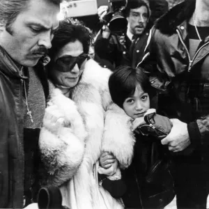 Yoko Ono and her son Sean Lennon visit Liverpool. On this 1984 visit Yoko Ono and her son Sean Lennon visit Liverpool. On this 1984 visit
