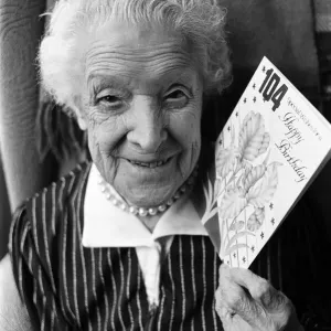 Mrs Gertrude Beaumont's 104th Birthday Print