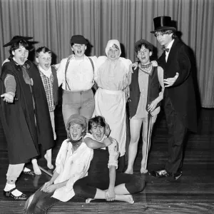 Young Amy Taylor in the guise of Tom Sawyer (front right) and Vanessa Pearson Young Amy Taylor in the guise of Tom Sawyer (front right) and Vanessa Pearson