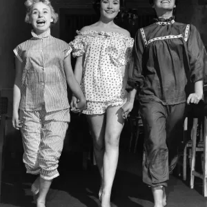 Vintage Print of Barbara Windsor in Nightwear, 1955