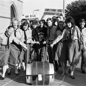 These young barrel boys and girls hope the money will come rolling in from a wacky