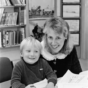 Young Ben Astin at Huddersfield Childrens Library Print 1985 Young Ben Astin at Huddersfield Childrens Library Print 1985