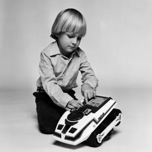 Big Trak Toy Play, 1980 Print (01096)