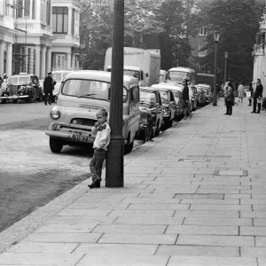A young boy watching the filming of Two Weeks in September A young boy watching the filming of Two Weeks in September