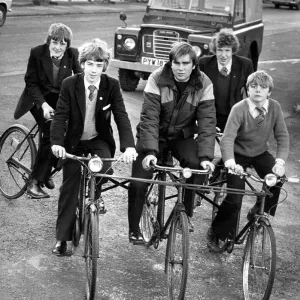 The Young Farmers club at haydon Bridge have made this five seater bike to make a