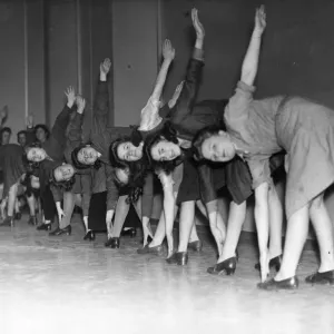 North West Factory Female Workers Physical Training Print, November 1943 North West Factory Female Workers Physical Training Print, November 1943
