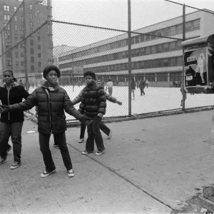 Young Girls in New York Print, 13th February 1981 Young Girls in New York Print, 13th February 1981