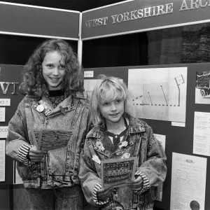 Two Young Holiday Makers at Golcar Museum Print, 30th July 1988