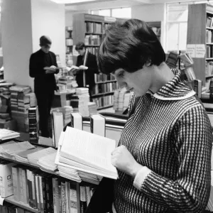 Technical Book Department at Foyles, London Print 1966