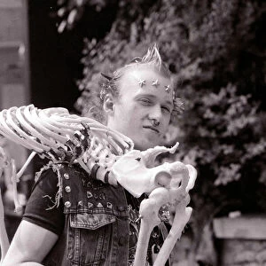 The Young Ones filming on location in Bristol. Pictured, Adrian Edmondson as Vyvyan
