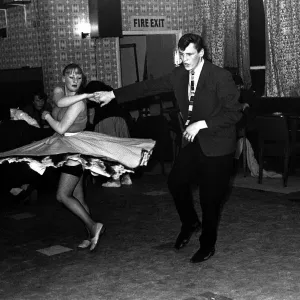 Some young people Rock and Roll dancing at a club in Gateshead on February 15, 1980 Some young people Rock and Roll dancing at a club in Gateshead on February 15, 1980